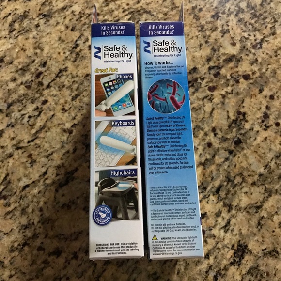 Disinfecting UV Light Set Of 2 New - Picture 3 of 7